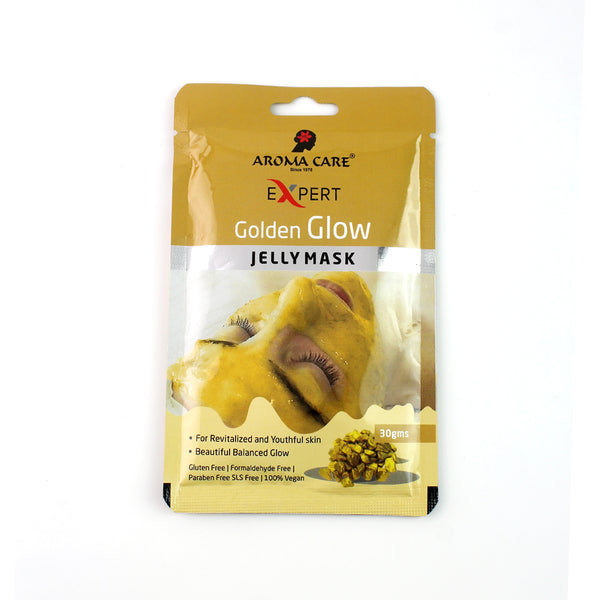 "Golden Glow Jelly Peel-Off Mask 30gm | Skin Brightening & Radiance Boosting Face Mask with Natural Gold Extract"