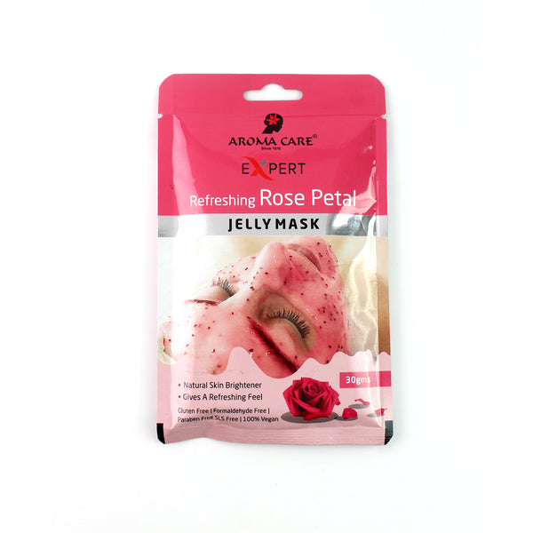 "Refreshing Rose Petal Jelly Peel-Off Mask 30gm, Hydrating & Skin Rejuvenating Face Mask with Natural Rose Extract"