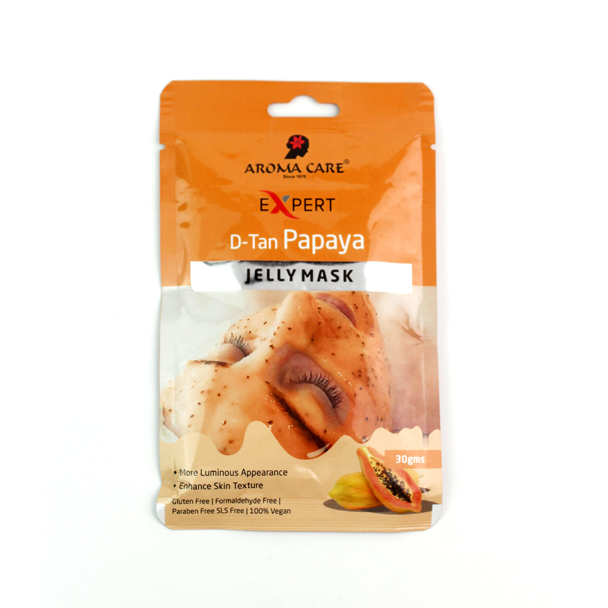 D-Tan Papaya Jelly Peel-Off Mask , Skin Brightening & Tan Removal