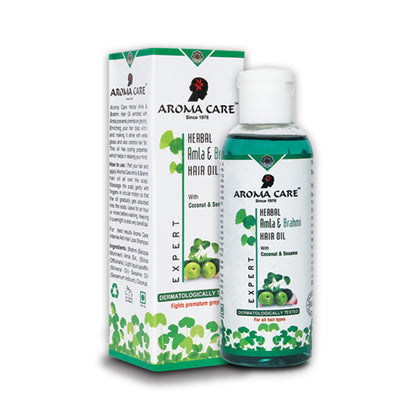 Herbal Amla & Brahmi Hair Oil for Hair Growth