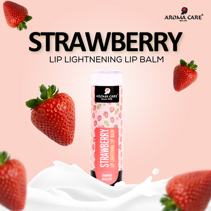 Strawberry Lip Balm – Natural Tinted Moisturizer for Soft & Smooth Lips 4.7g