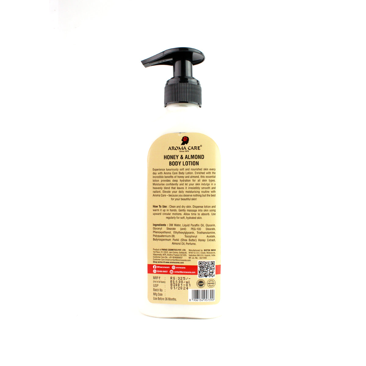 Honey & Almond Body Lotion - Deep Nourishment