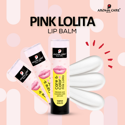 Pink Lolita Color Lip Balm – Tinted Moisturizer for Soft & Rosy Lips 4.7g