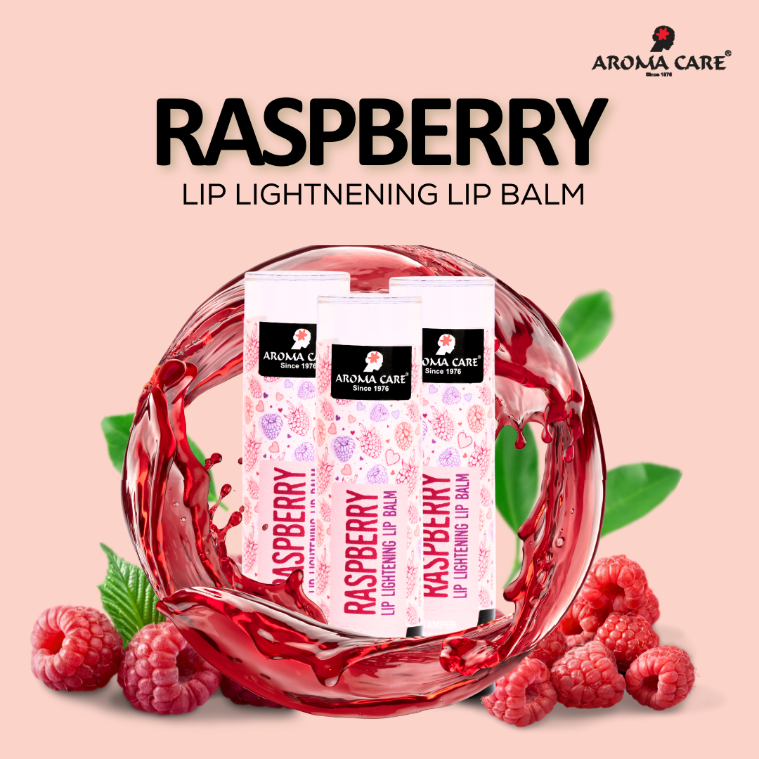 Raspberry Lip Balm 4., Tinted Lip Care for