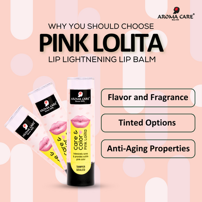 Pink Lolita Color Lip Balm – Tinted Moisturizer for Soft & Rosy Lips 4.7g