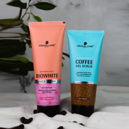 Coffee Party Kit – Face Scrub & Face Wash for Glowing & Refreshed Skin