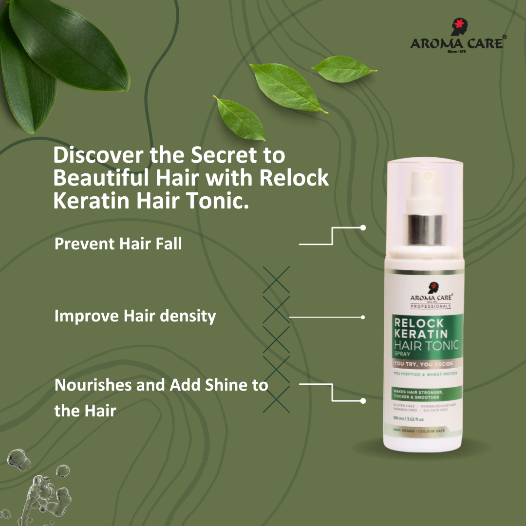 Relock Keratin Hair Tonic Spray with Polypeptide & Wheat Protein 100ml
