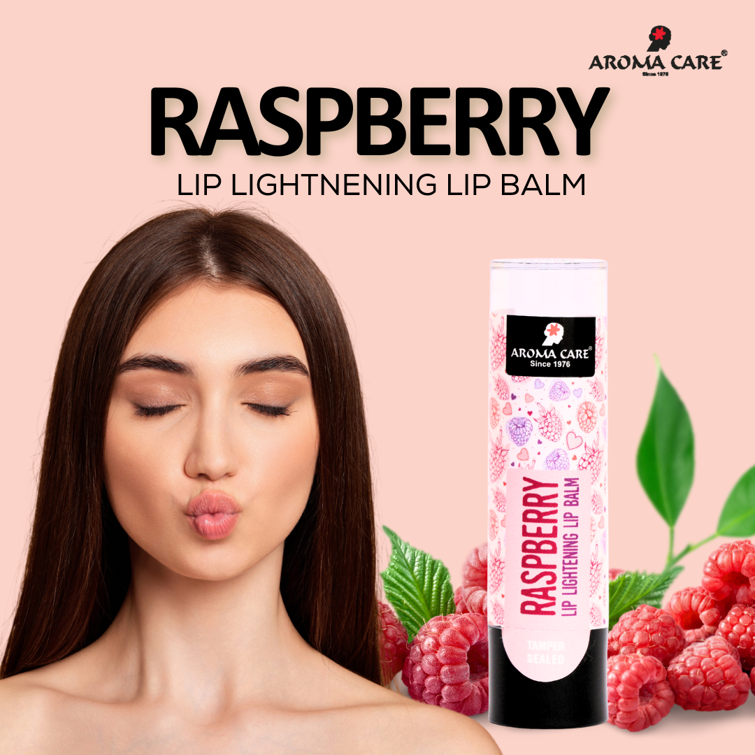 Raspberry Lip Balm 4., Tinted Lip Care for