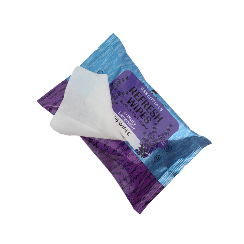 LUXURY LAVENDER REFRESH WIPES 25 WIPES
