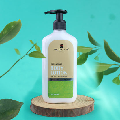 Aloe Vera Body Lotion - Hydrating, Soothing &  Non-Sticky