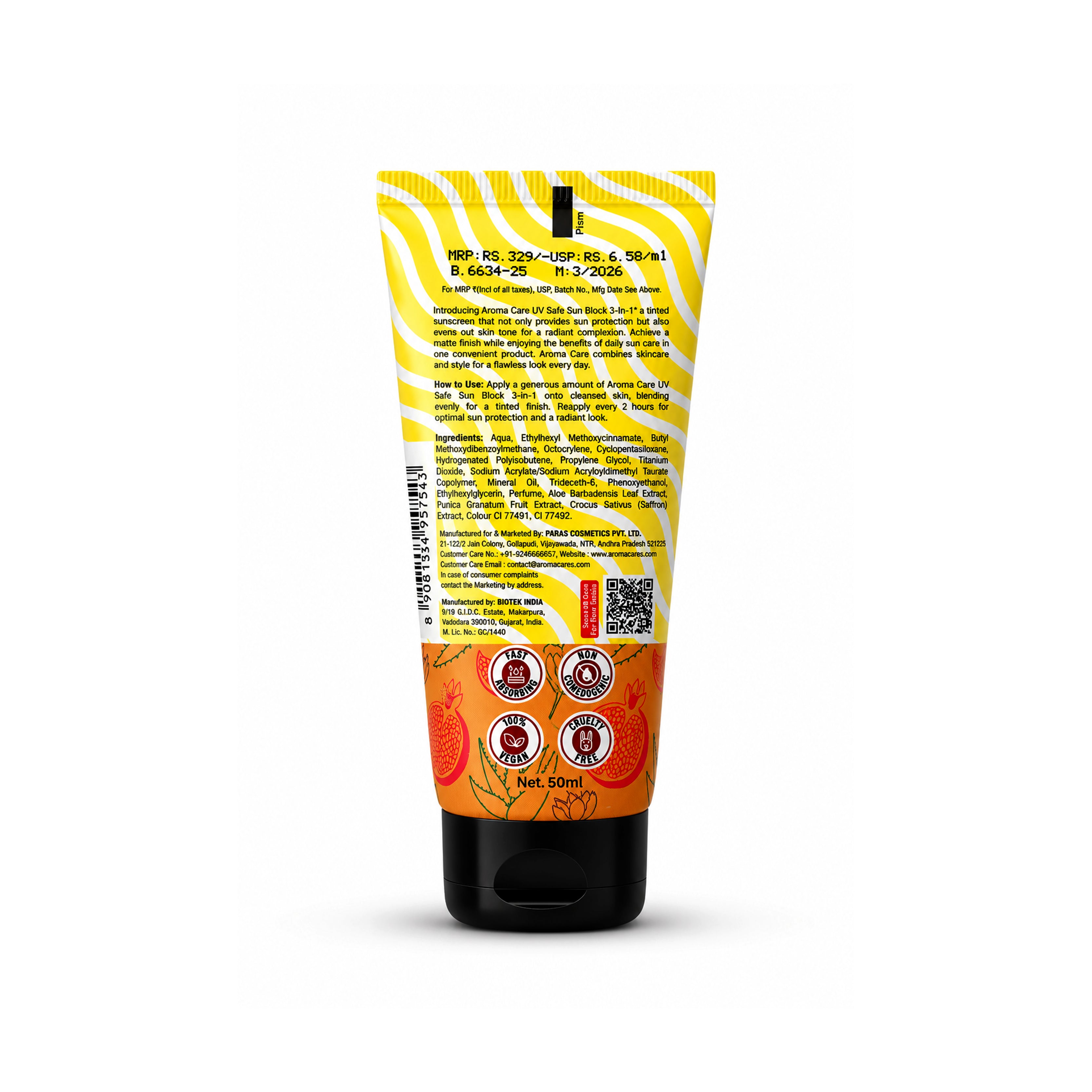 Sun Shield UV Safe SPF 40 3-in-1 Sunscreen for Broad-Spectrum Protection & Glow