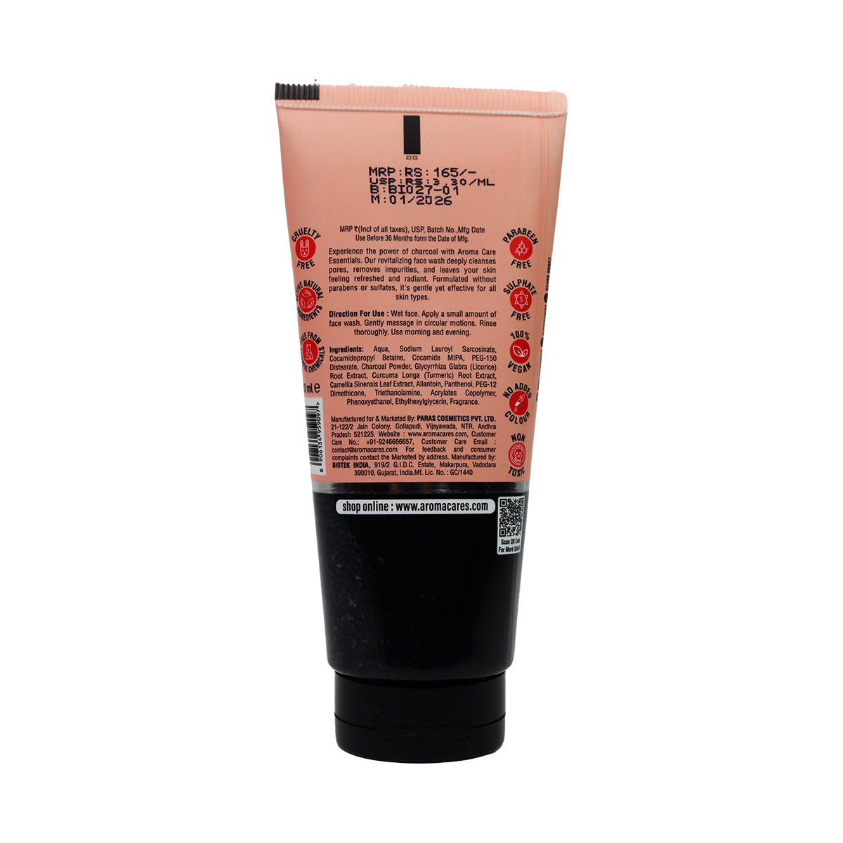 Charcoal Magic Cleanse & Glow Face Wash 50ml