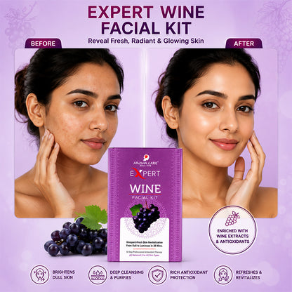 Wine Facial Kit Vineyard-Fresh Skin Revitalization 56gm