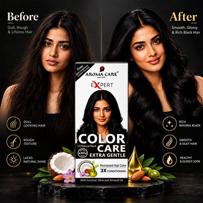 Color Care Extra Gentle 1.0 Natural Black 50ml