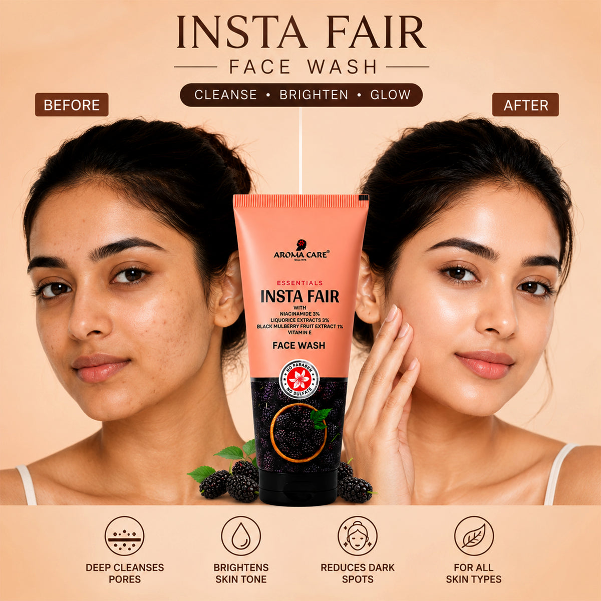 Insta Fair Face Wash 50gm