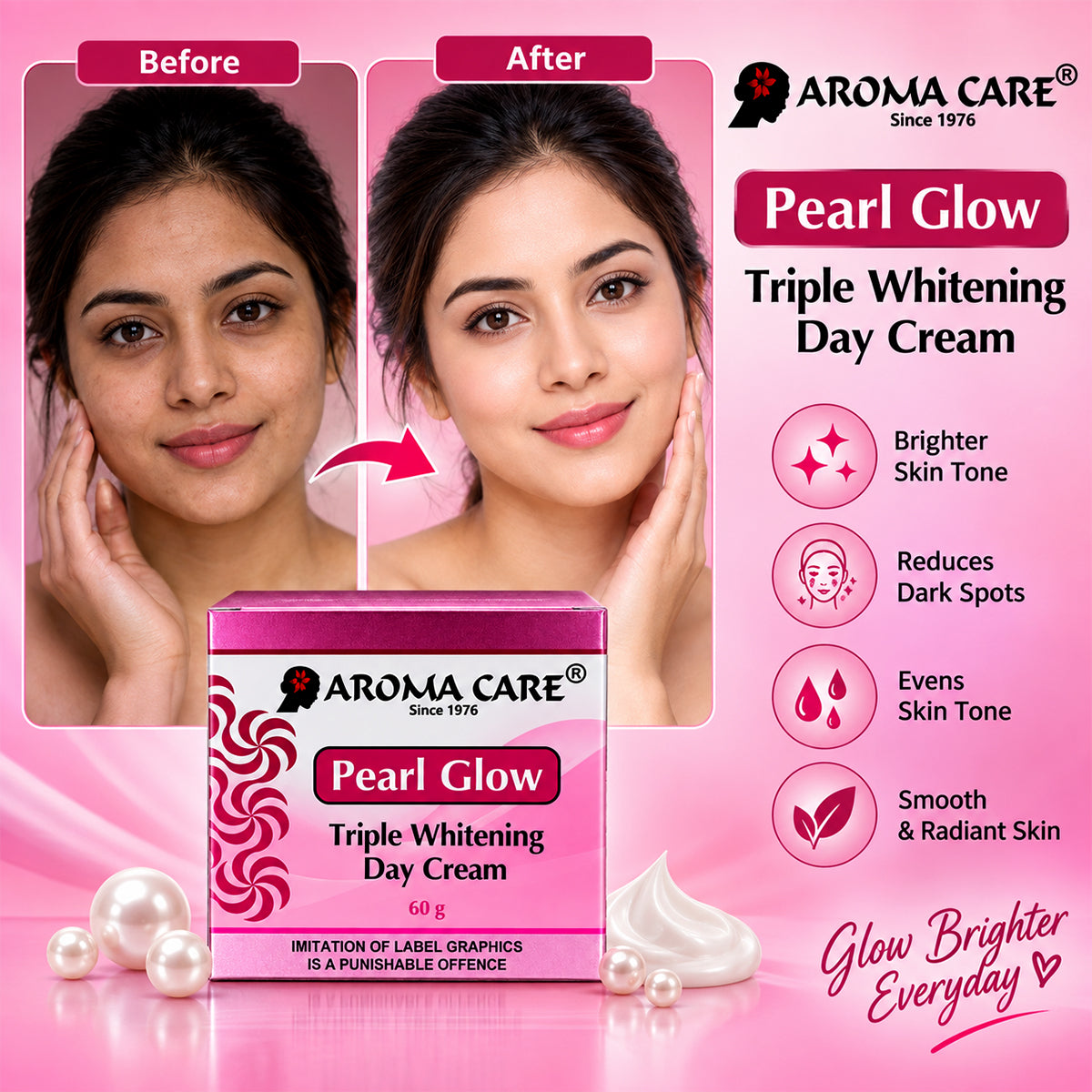 Pearl Glow Triple Whitening Day Cream