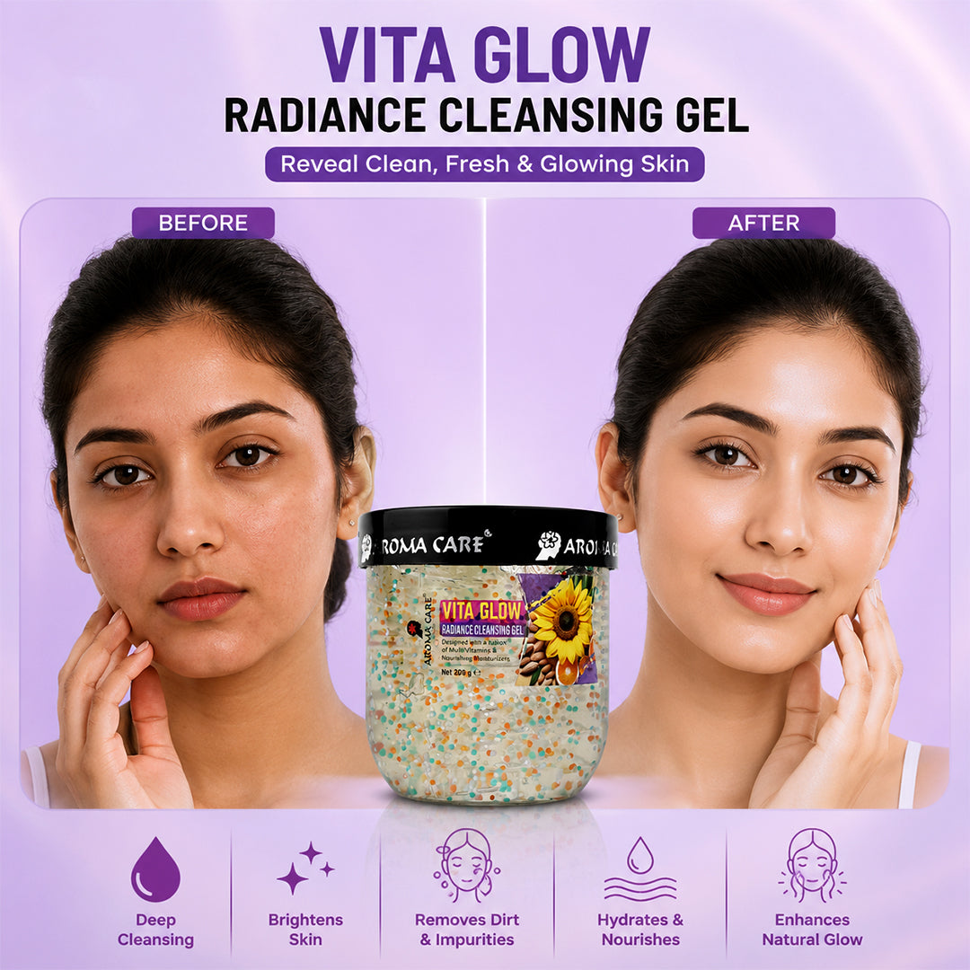"Vita Glow Radiance Cleansing Gel, Vitamin C"