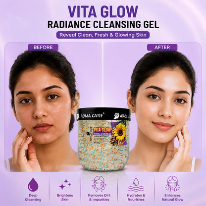 "Vita Glow Radiance Cleansing Gel, Vitamin C"