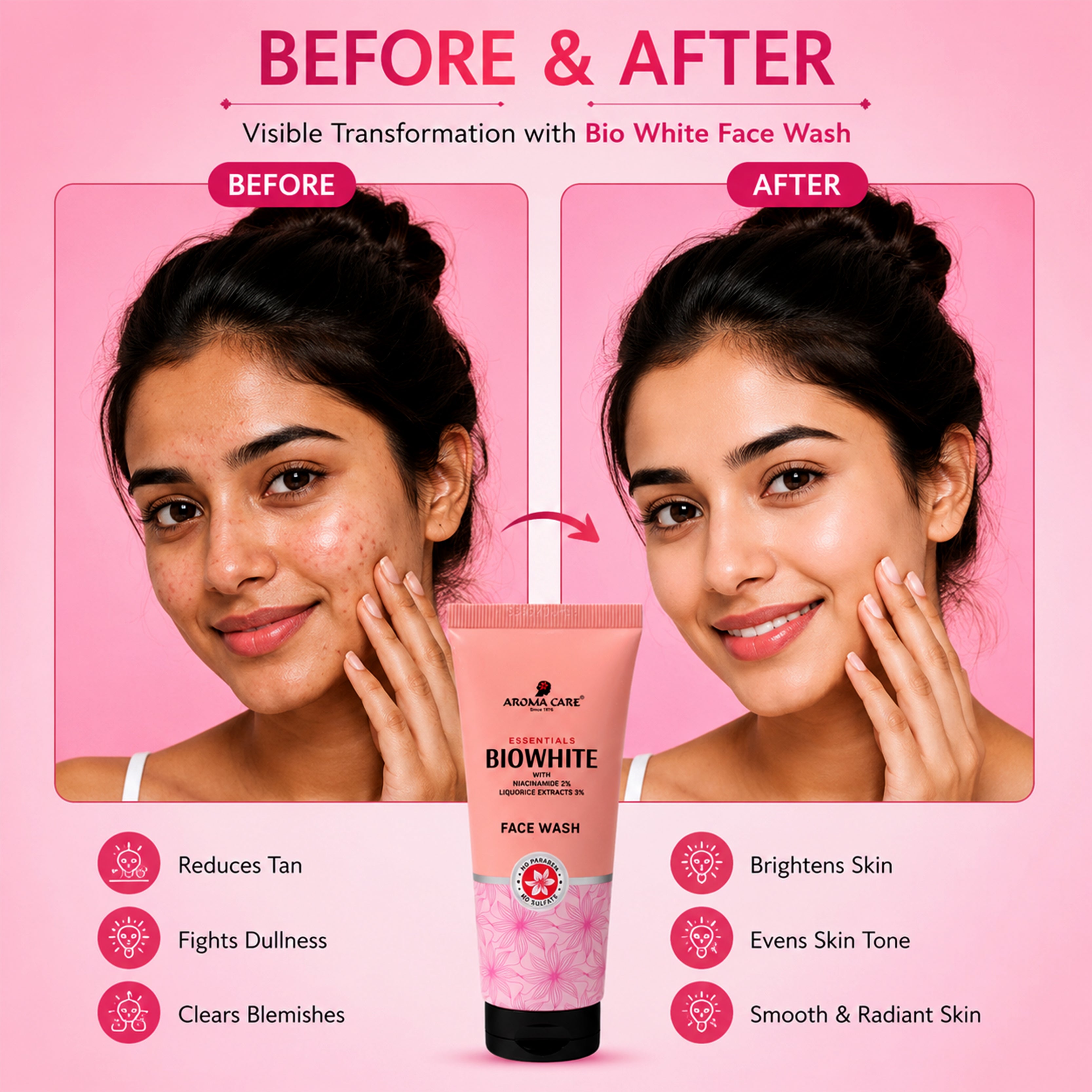 Bio White Face Wash 50gm