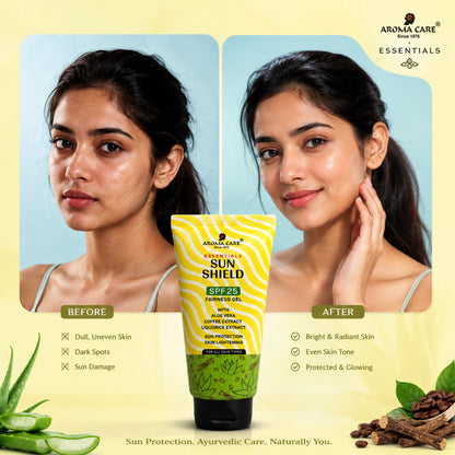 Sun Shield SPF 25 Fairness Gel Sunscreen for Daily UV Protection & Brightening