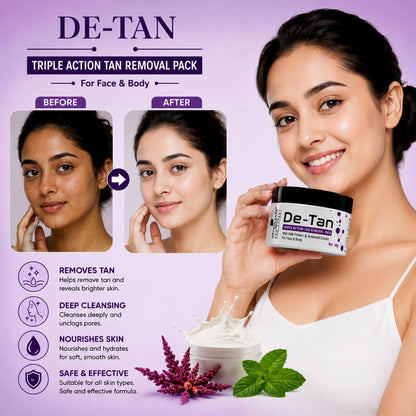 Pro Expert De-Tan Triple Action Tan Removel Pack 50g