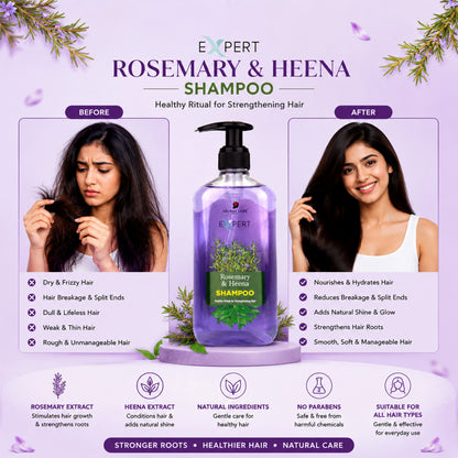 Rosemary & Henna Shampoo for Hair Fall