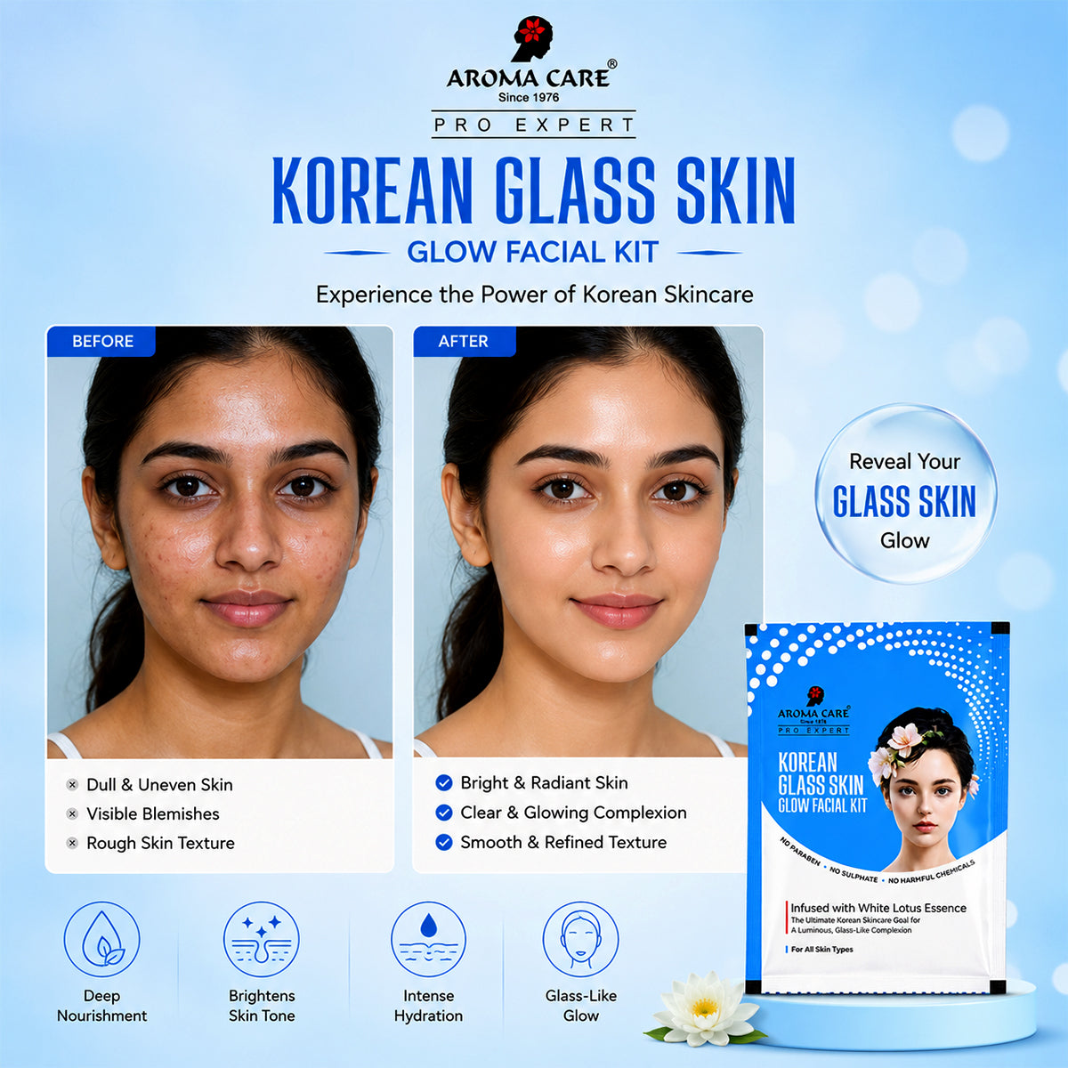 Pro Expert Korean Glass Skin Facial Kit