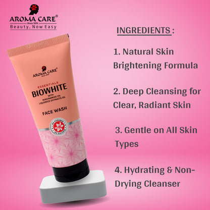 Bio White Face Wash for Glowing & Bright