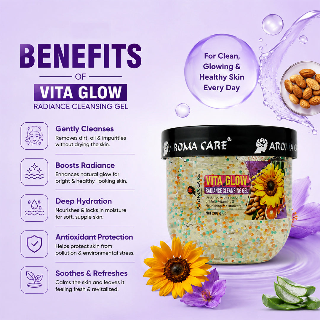 "Vita Glow Radiance Cleansing Gel, Vitamin C"