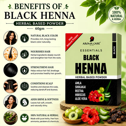 Black Henna Herbal Based Powder 60gm