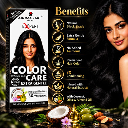 Color Care Extra Gentle 1.0 Natural Black 50ml