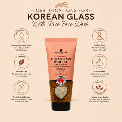 Korean Glass With Rice Face Wash