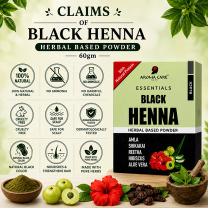 Black Henna Herbal Based Powder 60gm