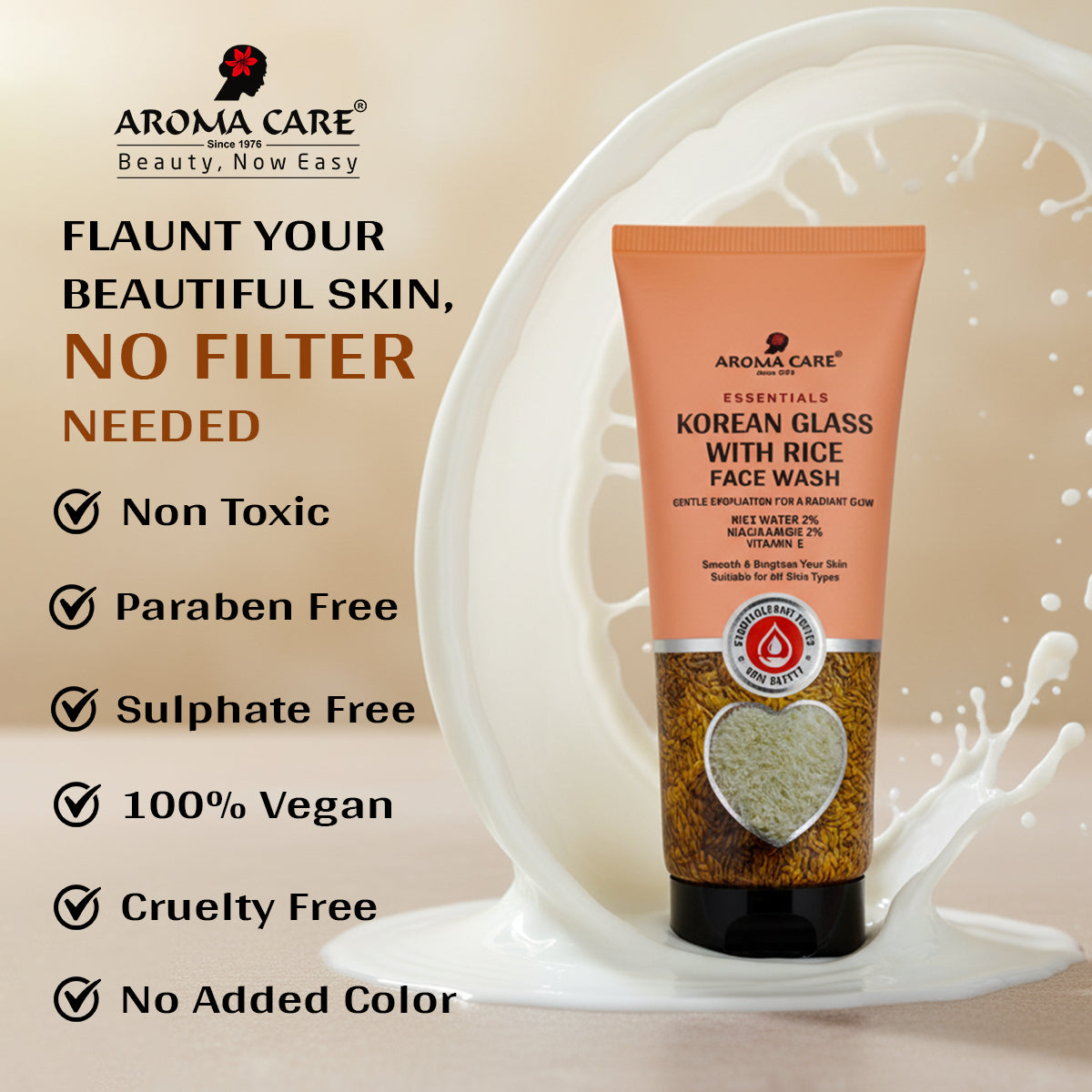 Korean Glass With Rice Face Wash