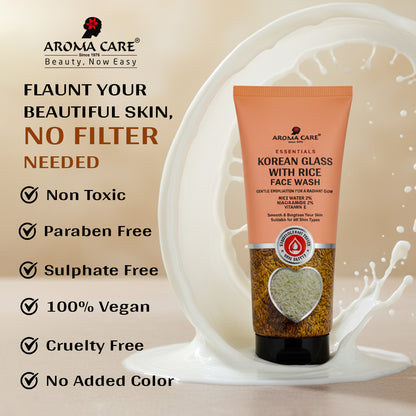 Korean Glass With Rice Face Wash