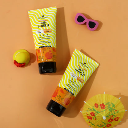 Sun Shield UV Safe SPF 40 3-in-1 Sunscreen for Broad-Spectrum Protection & Glow