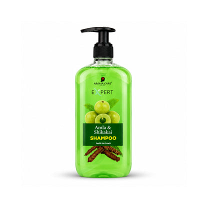 Amla & Shikakai Shampoo – Ayurvedic Hair Fall Control & Strengthening Shampoo