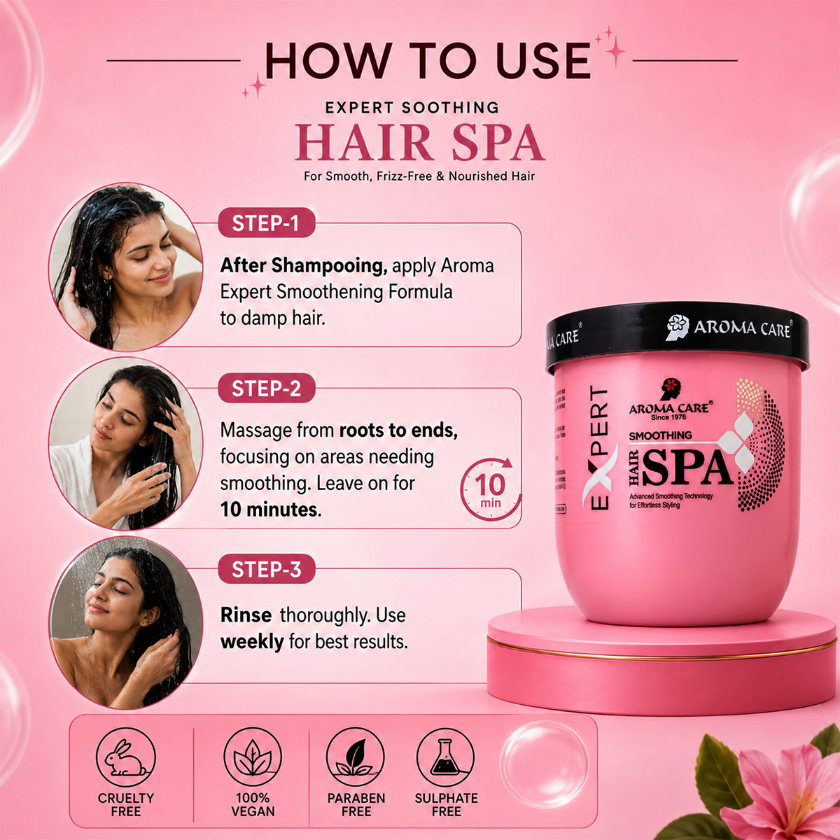 Smoothing Hair Spa Deep Nourishment & Frizz