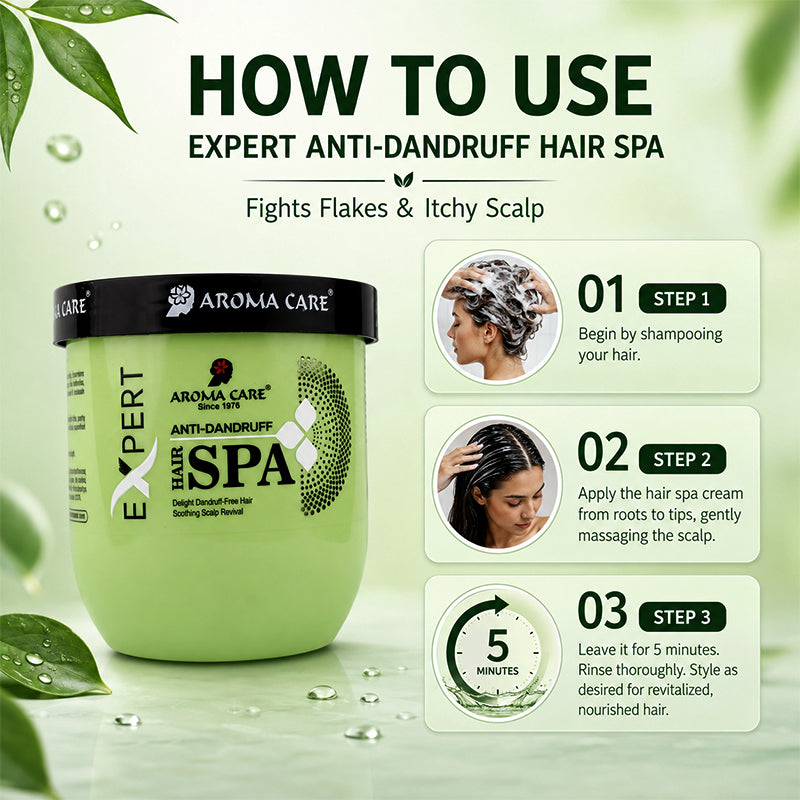 Anti-Dandruff Hair Spa Fights Flakes & Itchy