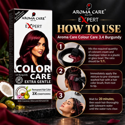 Color Care Extra Gentle 3.4 Burgundy 50ml