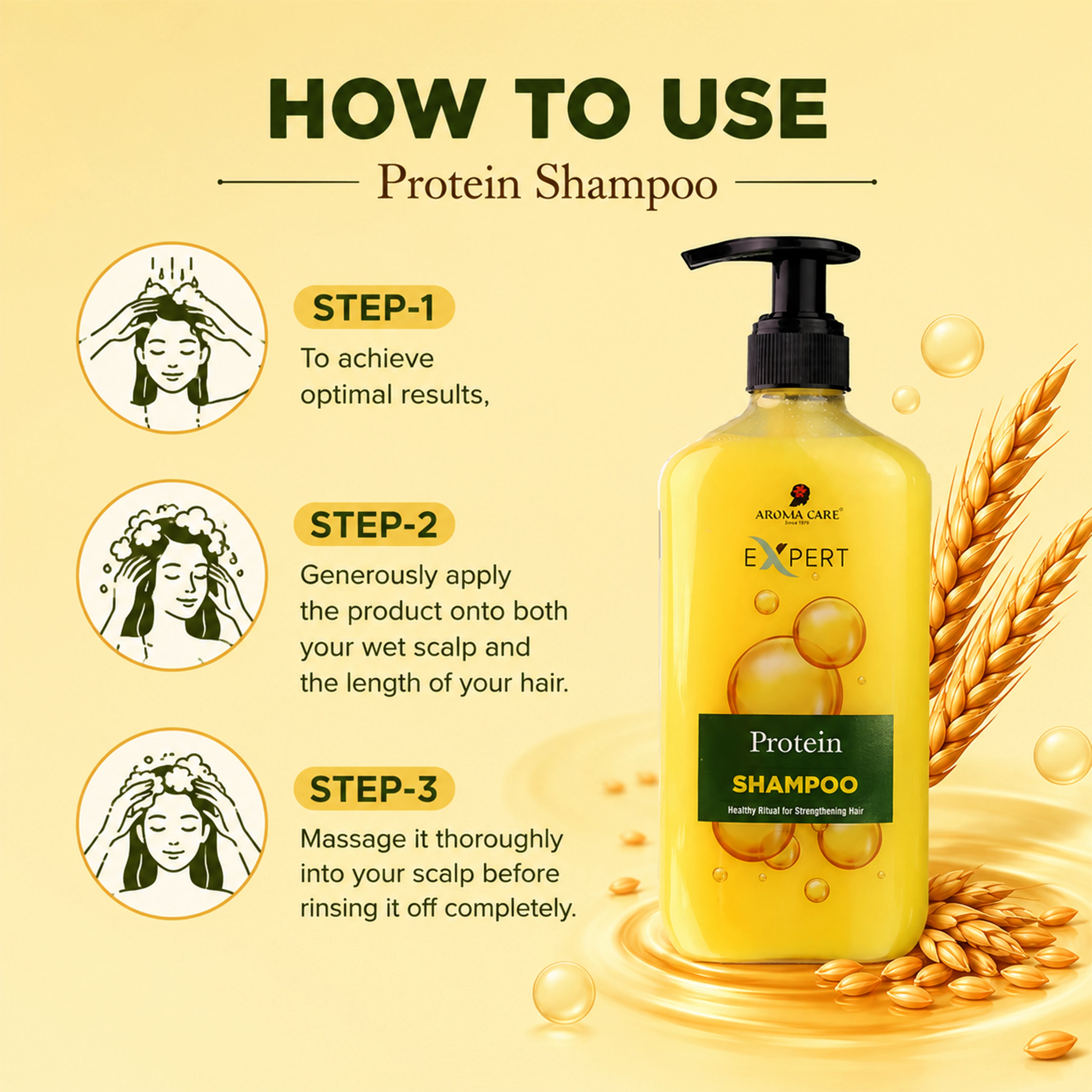 Protein Shampoo , for Hair Fall Control