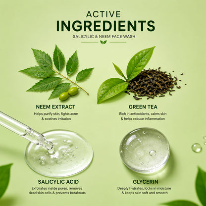 Salicylic & Neem Face Wash - With Neem