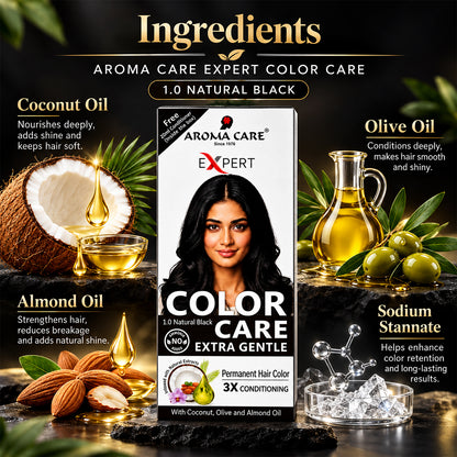 Color Care Extra Gentle 1.0 Natural Black 50ml