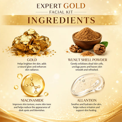 Gold Facial Kit 24k Luxury Skin-Gilding Therapy 56g