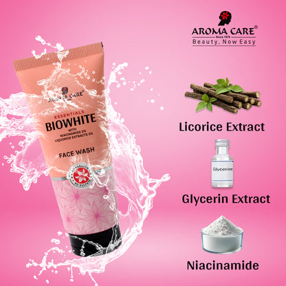 Bio White Face Wash for Glowing & Bright