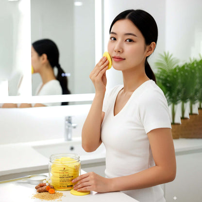 Korean Cleansing Pad With Kojic Acid, Turmeric & Rice