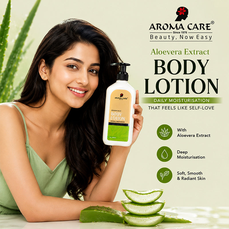 Aloe Vera Body Lotion – Hydrating, Soothing & Non-Sticky Daily Moisturizer 300ml