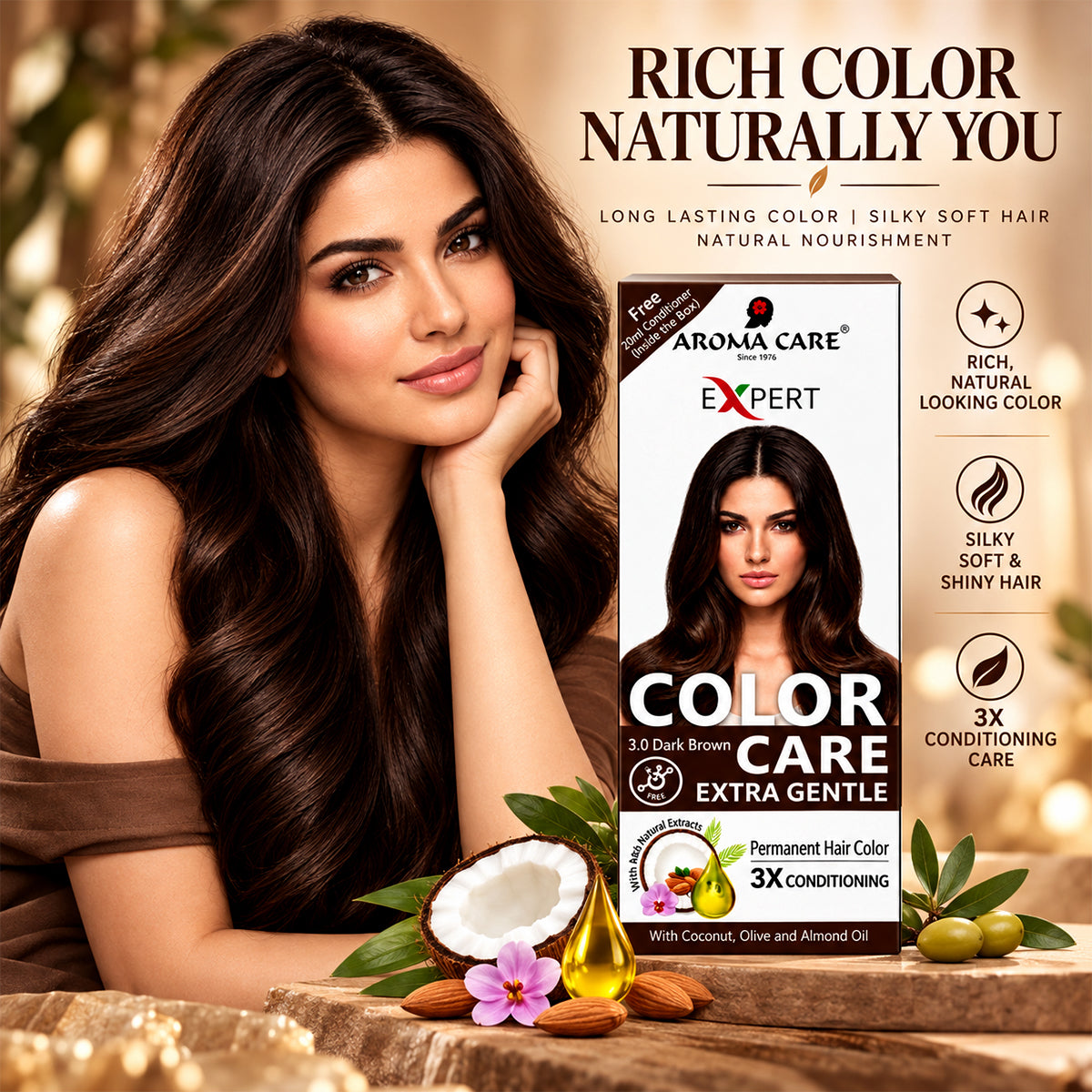 Color Care Extra Gentle 3.0 Dark Brown 50ml
