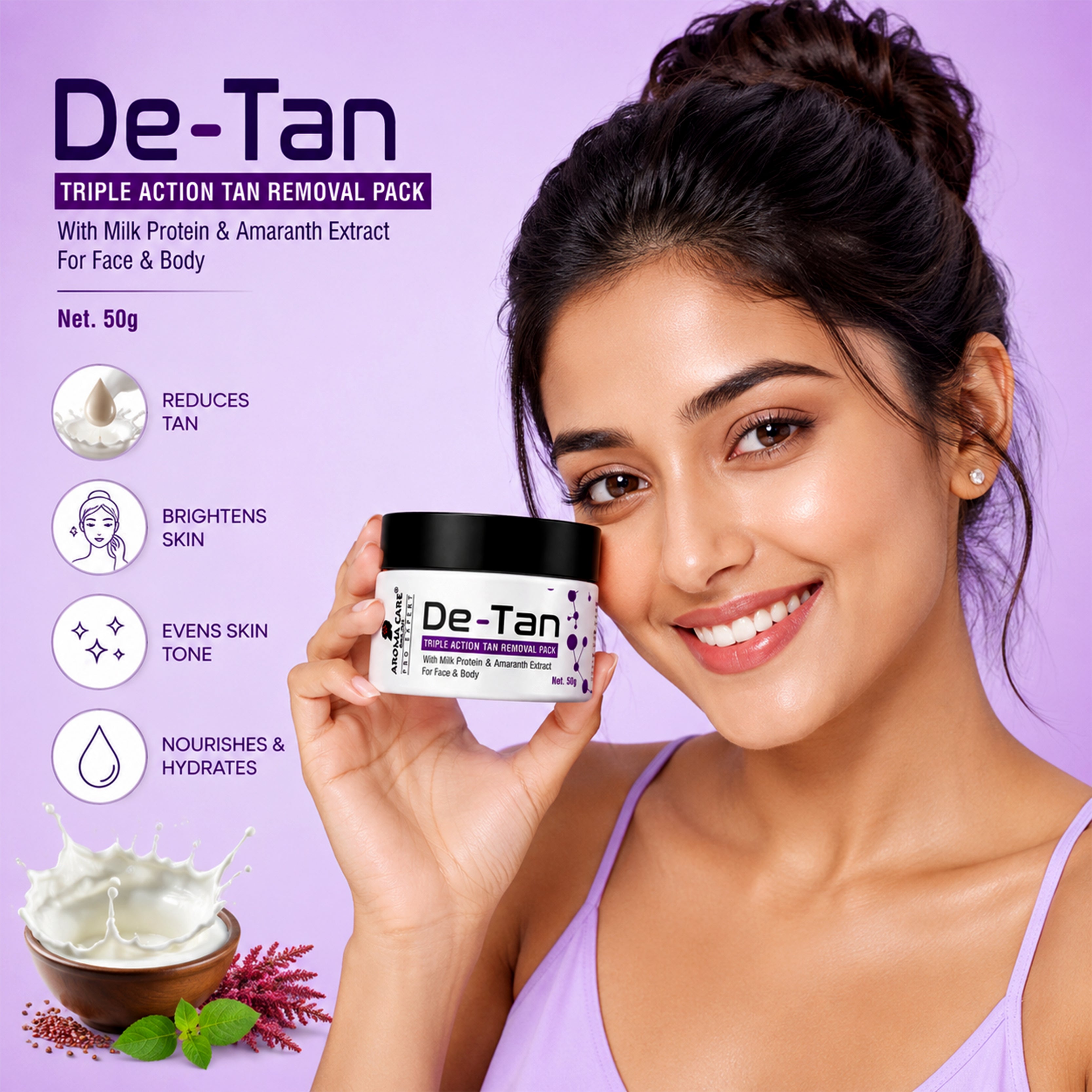 Pro Expert De-Tan Triple Action Tan Removel Pack 50g