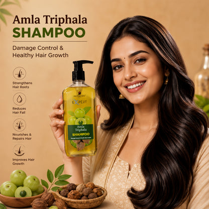 Amla Triphala  Shampoo , for Hair Damage Control & Health Hair Growth